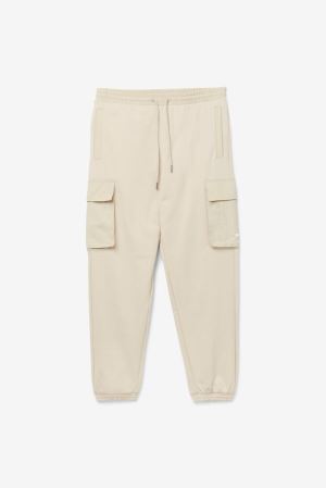 FILA Project 7 Cargo Pants Beige,Womens Clothing | CA.MJTBLY793